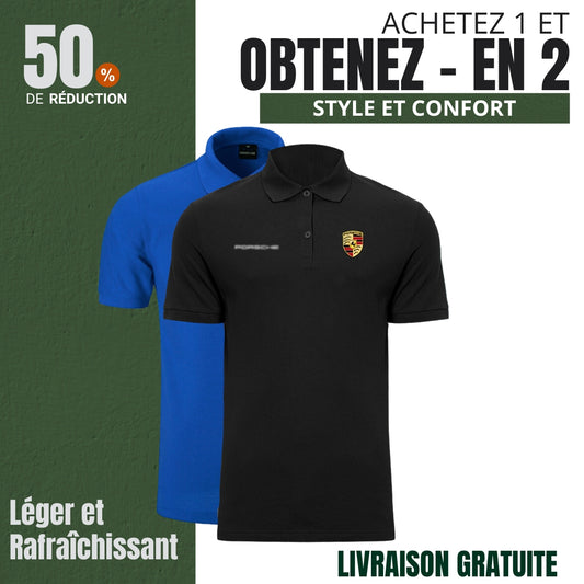 [PAYEZ 1, OBTENIR 2] Kit 2 Polos Porsche